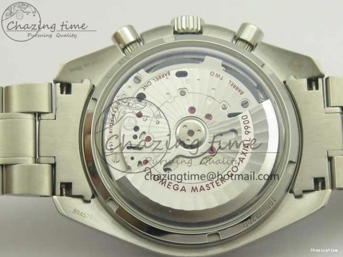 1219 WellDesigned Speedmaster Moonwatch OMF 1:1 Best Edition Black Dial SS Hand on SS Bracelet A 8043